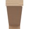 Ekena Millwork 2"W x 6"D x 4"H Classic Burlington Rough Cedar Woodgrain TimberThane Corbel, Primed Tan CORUR02X06X04BURRCPR - alternate 2